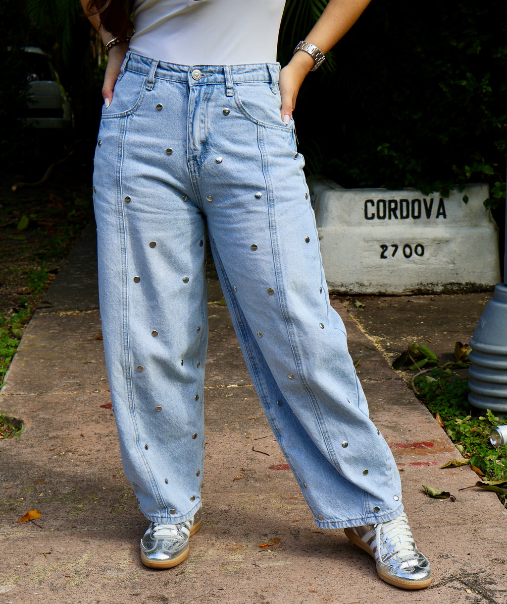 Corina Barrel Jeans